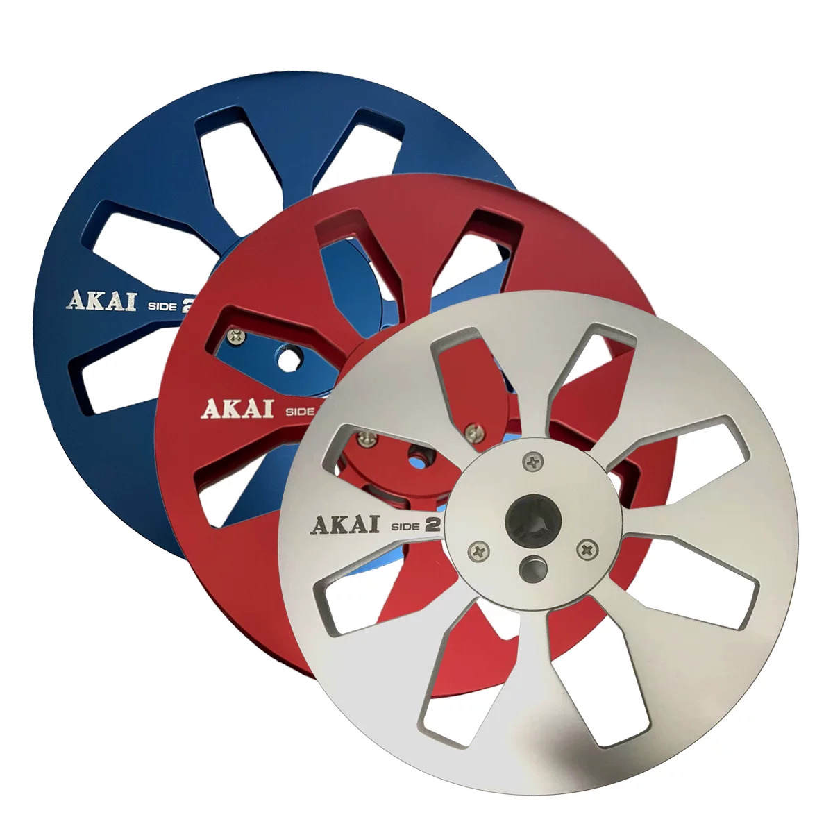 Metal Reel Akai/Teac 1/4"x10" Blue (New) - Image 2