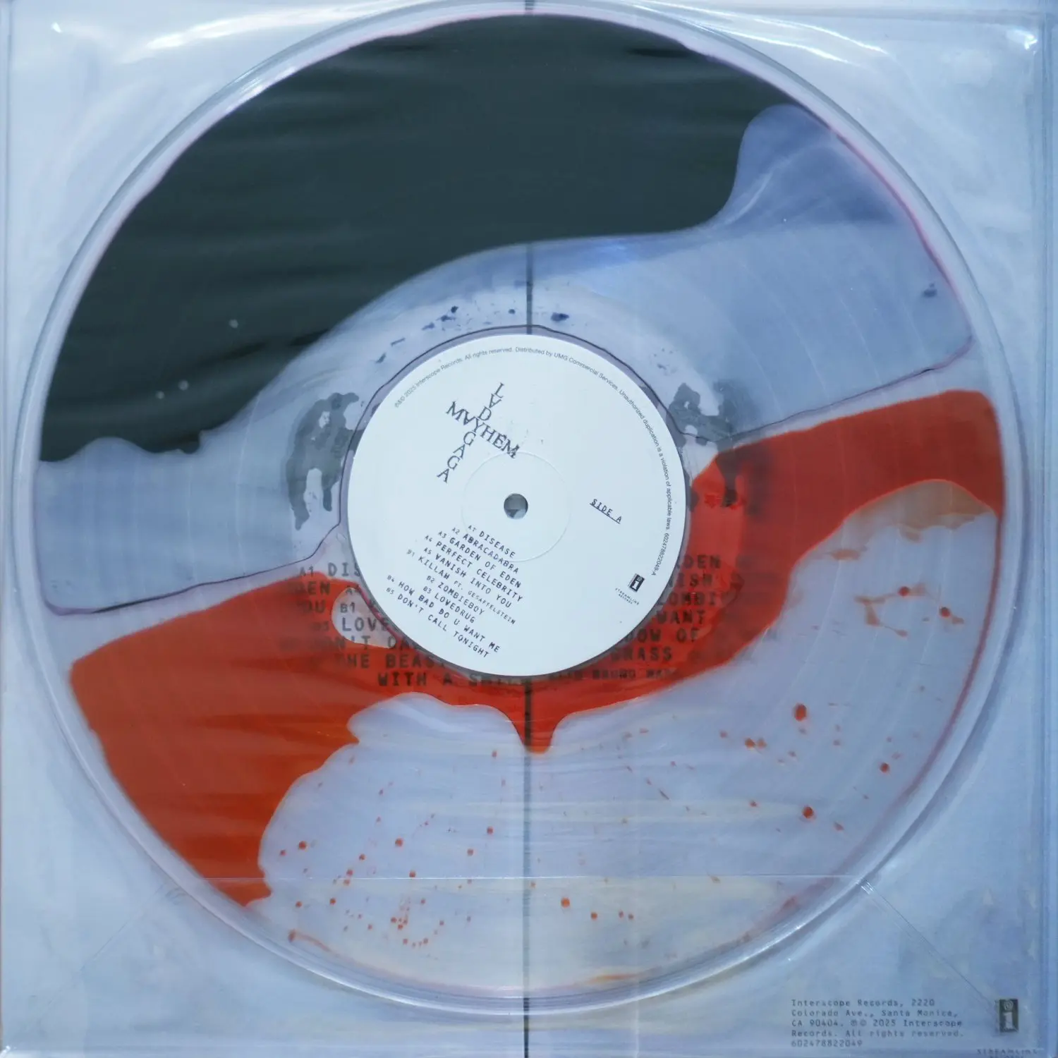 Lady Gaga - Mayhem (Split Orange and Black Liquid Vinyl) - Image 3