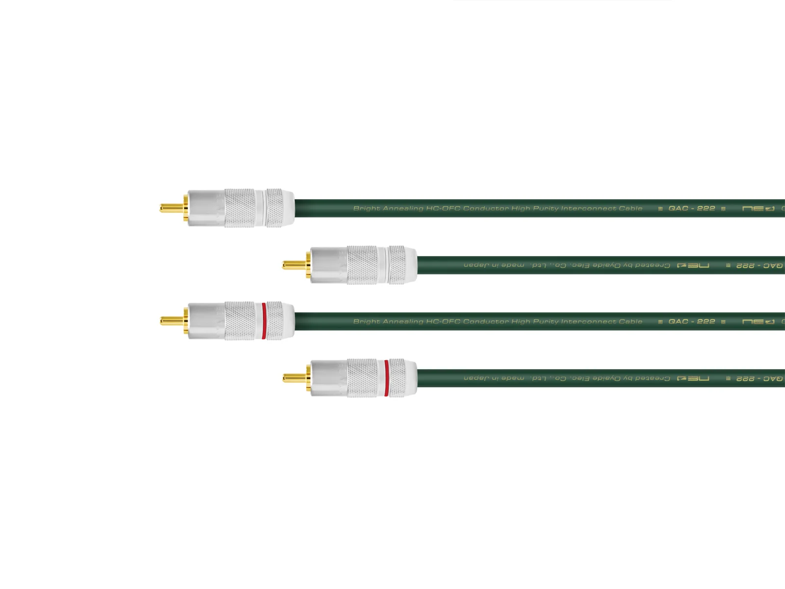 สายสัญญาณ NEO by Oyaide RCA to RCA QAC-222 1.0M (New) - Image 2