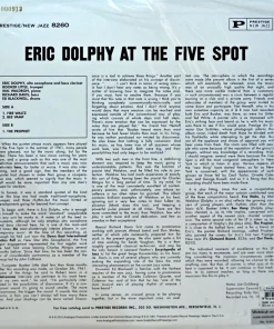 Eric Dolphy – At The Five Spot Volume 1.