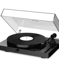 เครื่องเล่นแผ่นเสียง Pro-Ject Juke Box E Black + ลำโพง Monitor Audio Bronze 50 7G Walnut (New)